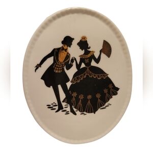 1960's VICTORIAN COUPLE POCKET VASE